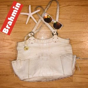 Brahmin Purse cream color